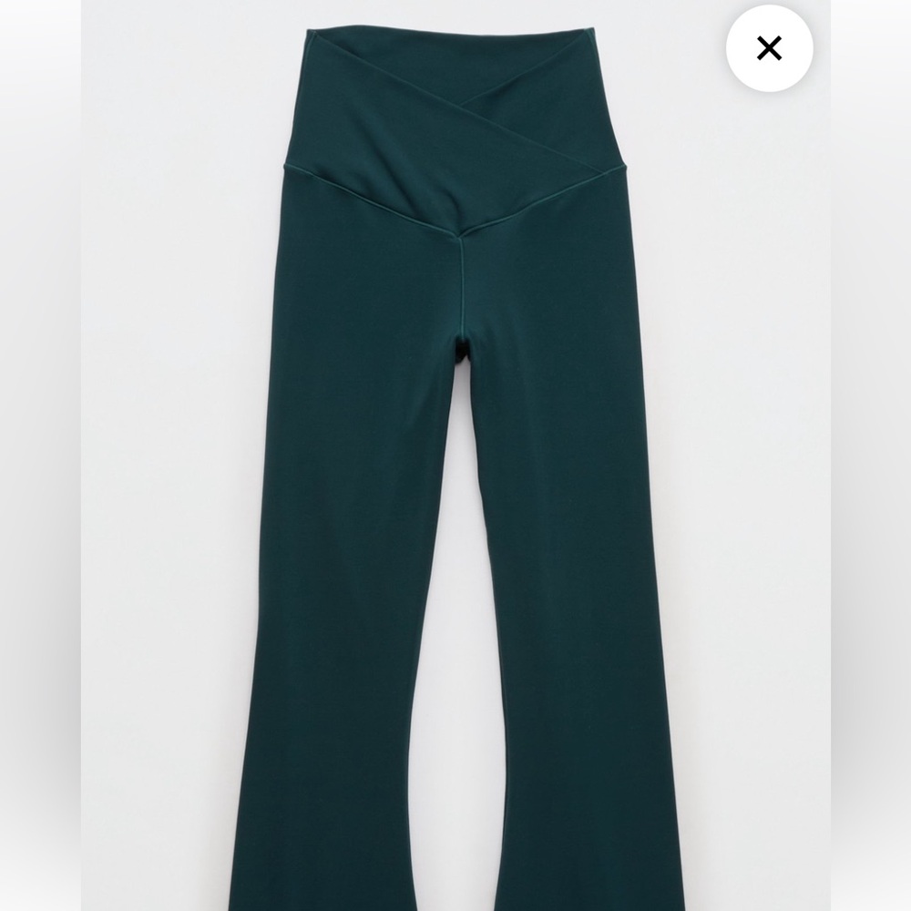 Aerie Crossover Flare Leggings